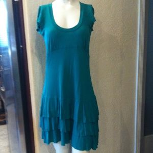 Teal green dress